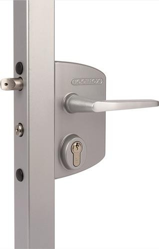 Locinox Silber Holzverbinder, Gartentorschloss F+Ammava-R Rund- Und Rechteckrohre Larq/Lakq (1 Stk.) - Image 3