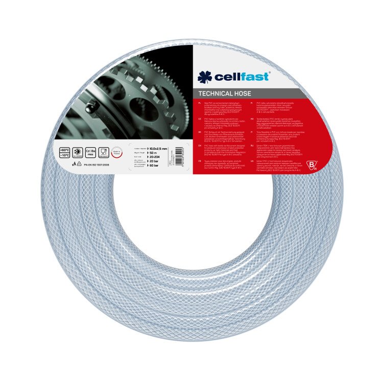 Cellfast Transparent Schlauch 10X15mm 90802110250