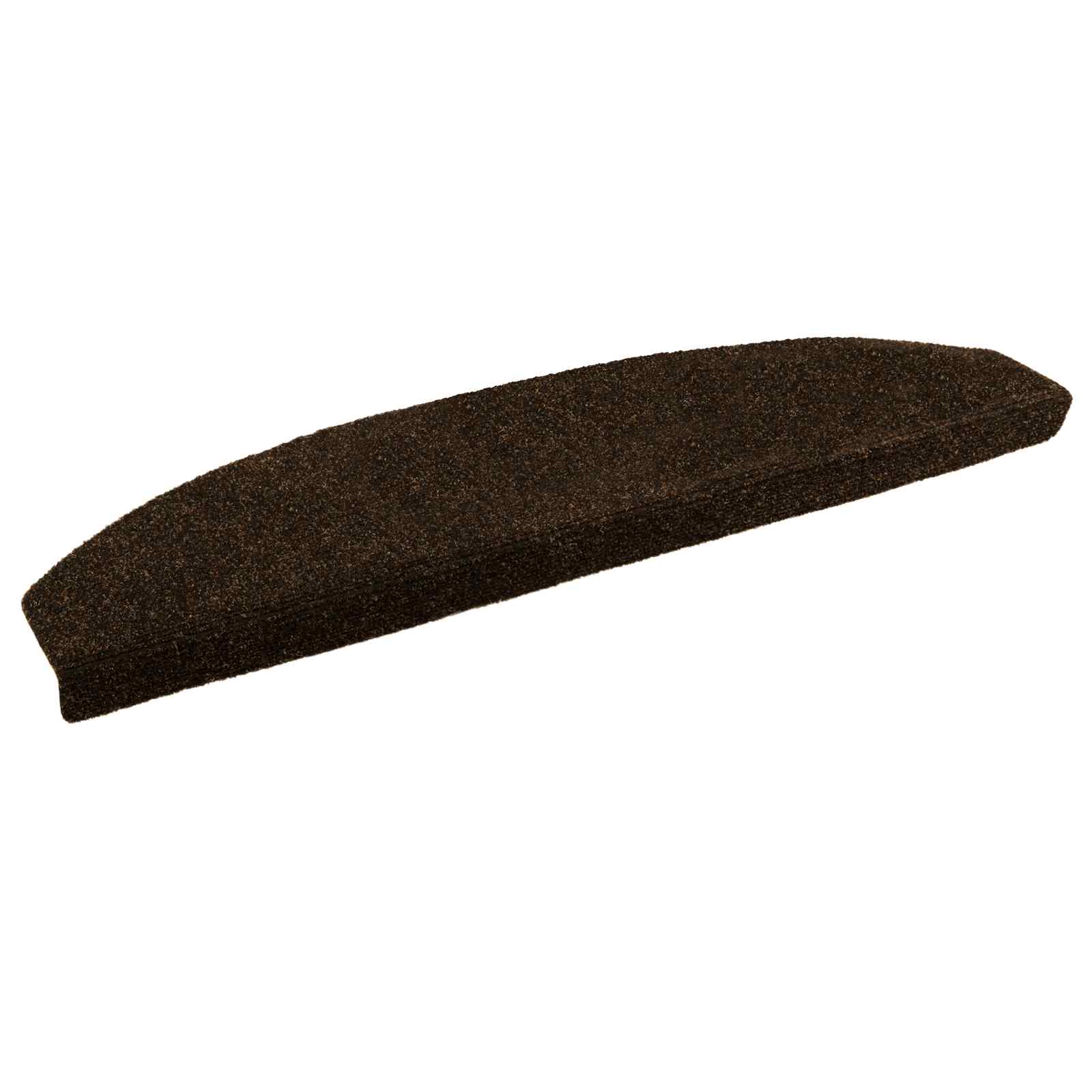 Self-adhesive Stair Mats 15 Pcs Brown 80 X 24.5 X 3.5 Cm Vidaxl