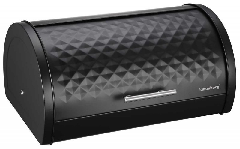 Portapane In Acciaio Con Coperchio Diamantato Klausberg Kb-7453