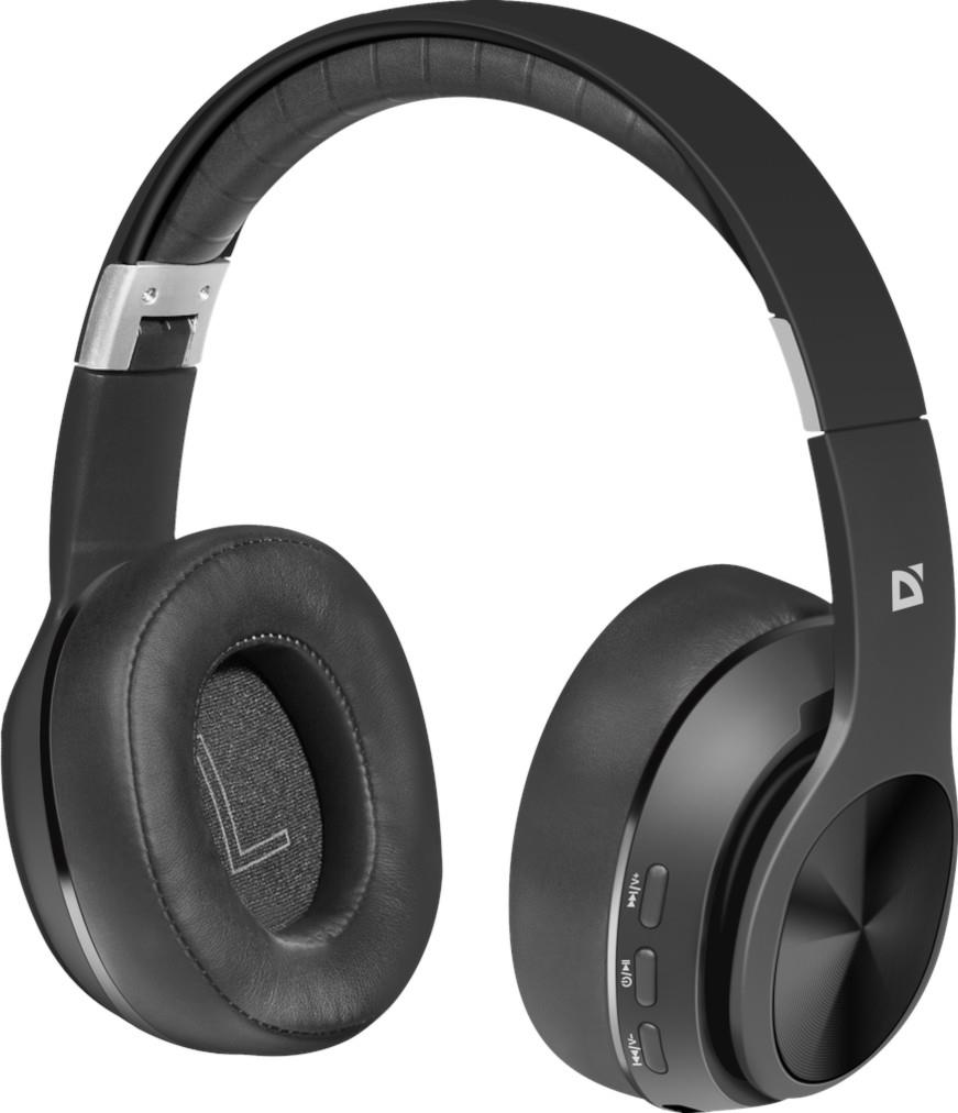 Defender Schwarz Freemotion B540 Kabellose Bluetooth 5.4 Kopfhörer Mit Mikrofon Und Microsd - Bild 4