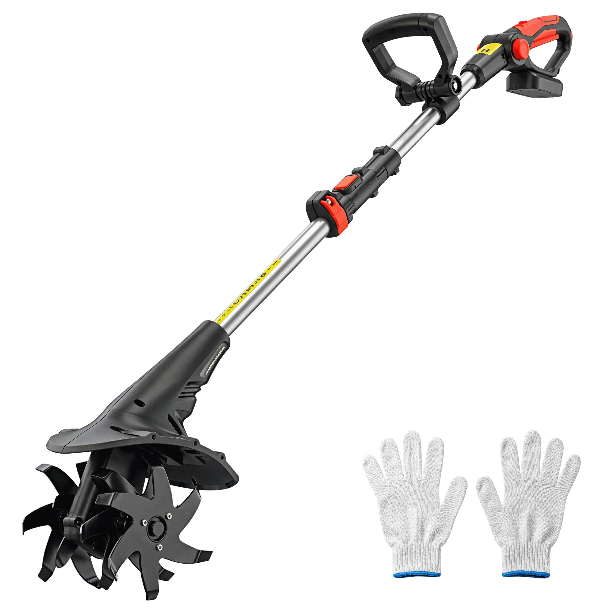 Outsunny Motocoltivatore Cordless, Lavoro 20 Cm, Profondit� 18 Cm, Att Outsunny