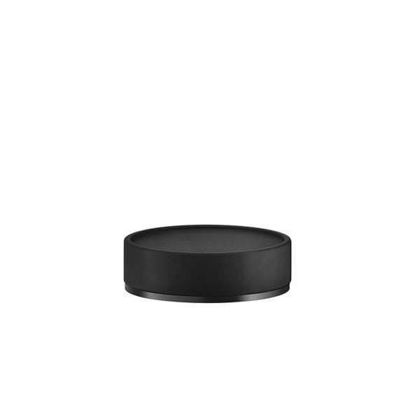 Gessi Bronze Seifenspender + Seifenschale, Inciso Stand-Seifenablage Schwarz Matt, 58526 - Image 3