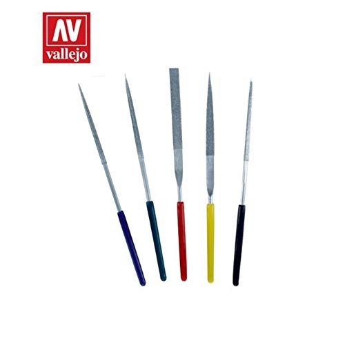 Vallejo AV Acrylicos T03004 5pc Diamond File Set 100mm - Bild 3
