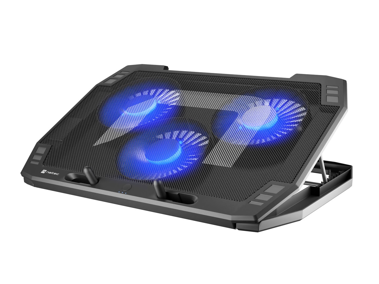 Natec Schwarz Laptop Cooling Pad Oriole 15.6-17.3Inch Led Notebook Cooling Pad 43.9 Cm (17.3")