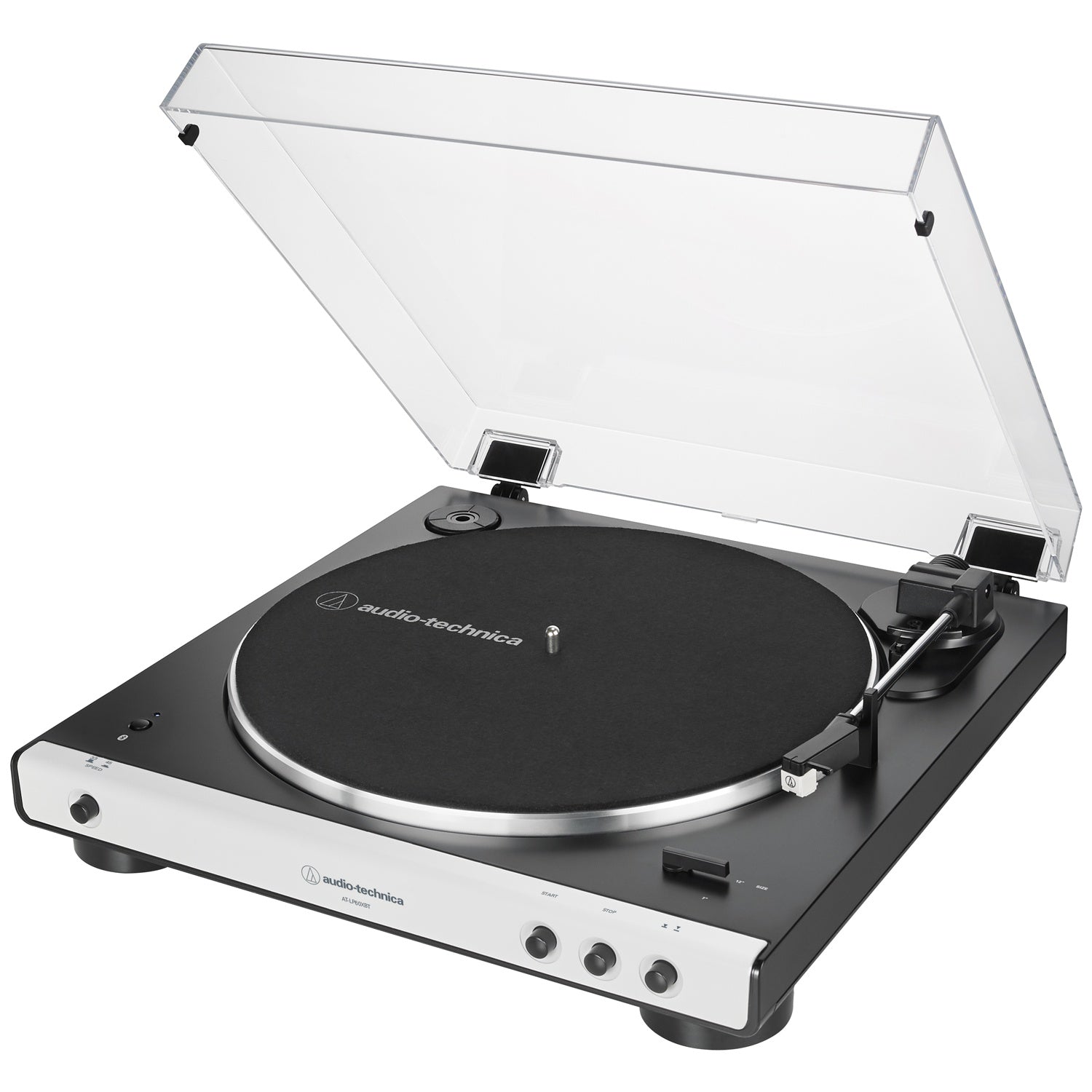 Audio-Technica Weiss At-Lp60xbt Audio-Plattenspieler Mit Riemenantrieb Weiß Vollautomatisch - Image 5