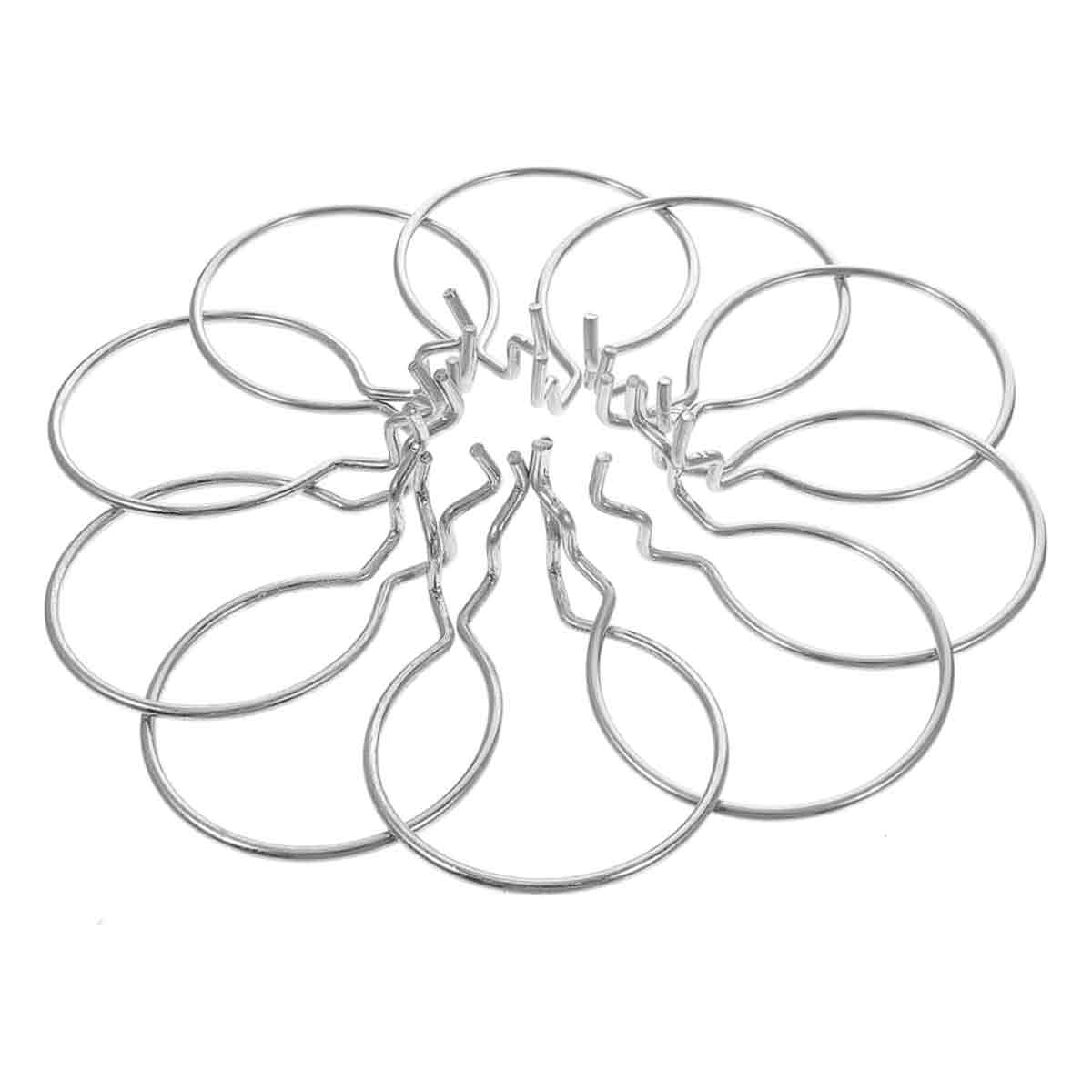 Crochets pour panneau perforé, support gobelet en anneau, lot de 20