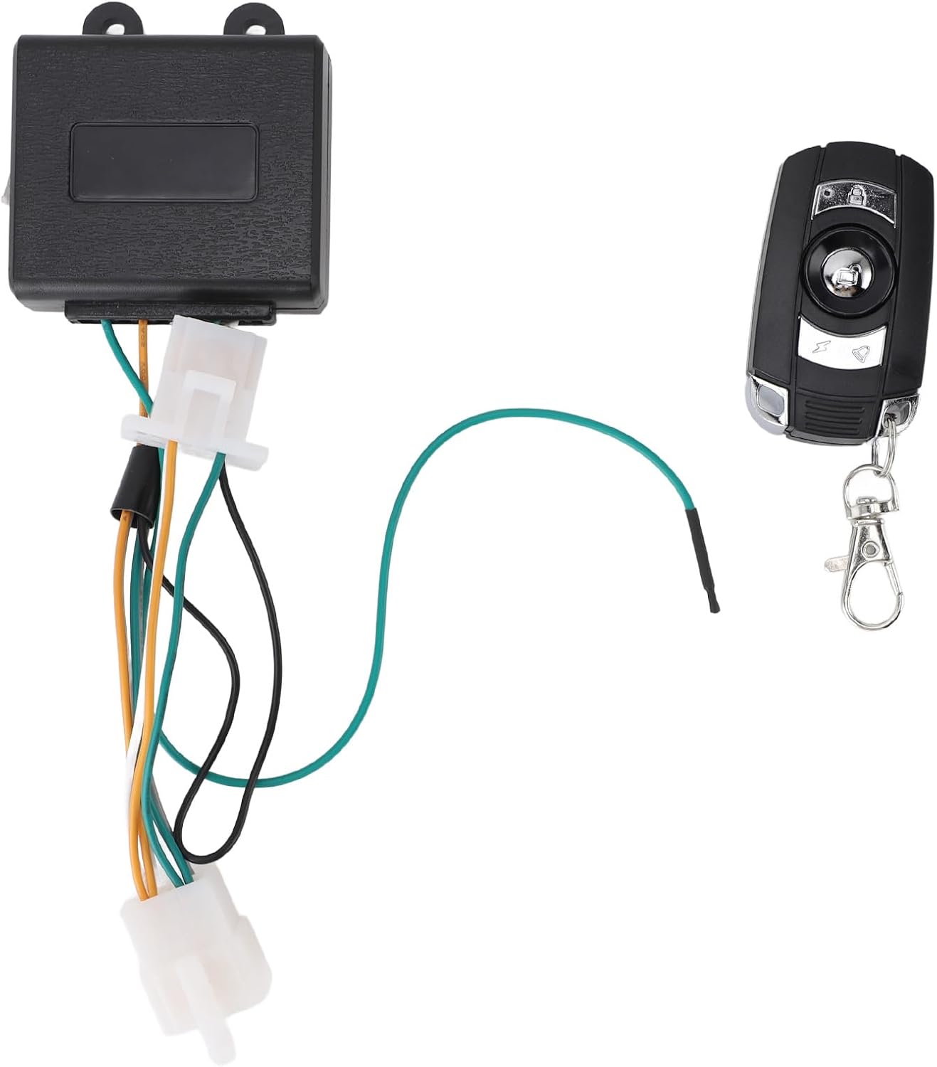 Kit de télécommande pour groupe électrogène à essence, caoutchouc et plastique, noir