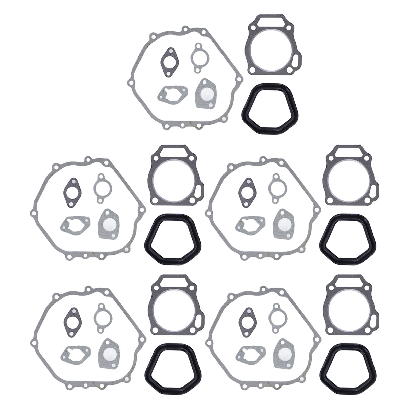 Kit de 5 joints pour générateur essence 188F GX390, joint de culasse, boîtier moteur, cylindre, carburateur et silencieux