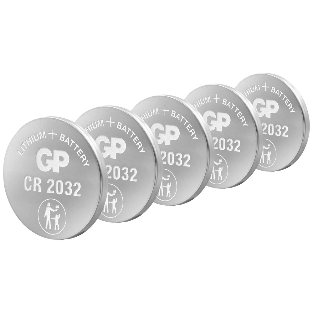 Gp Knopfzelle Cr2032 3 V 5 St. 220 Mah Lithium Gpcr2032std147c5