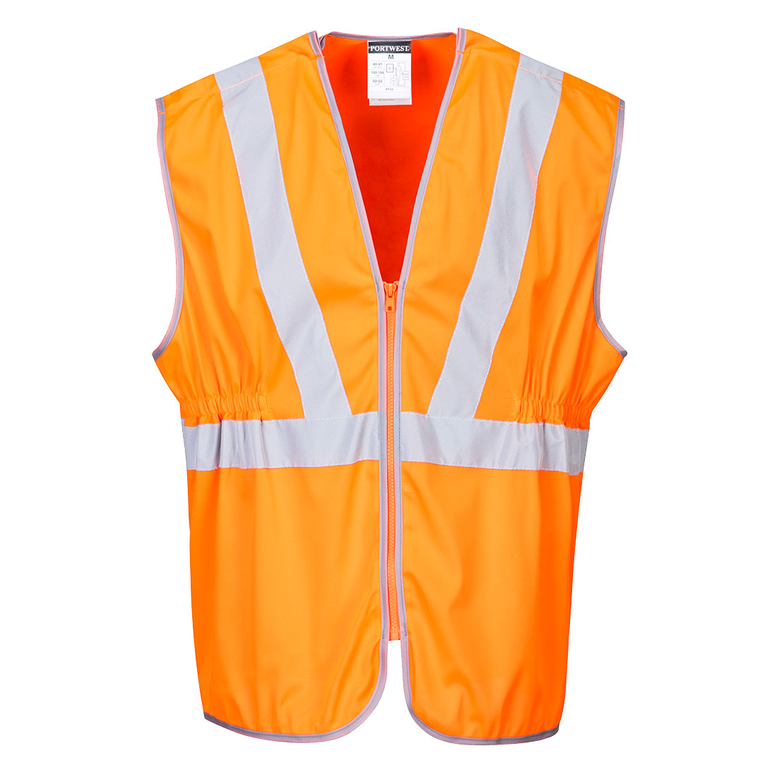 Portwest Orange Hv Langer Ris Weste 3XL - Bild 3