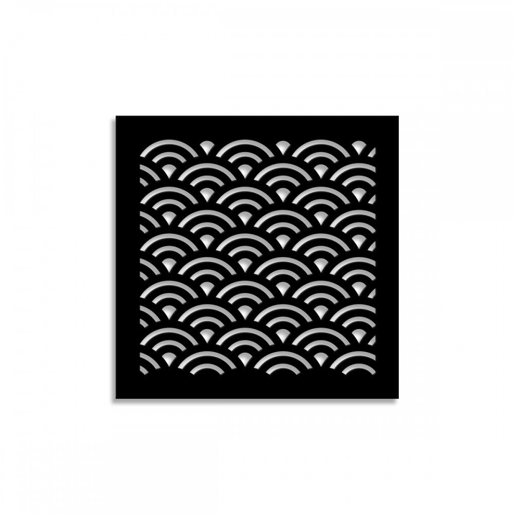 Signorbit Sunny Pannello In Pvc Traforato Parasole Colore Nero Misu...