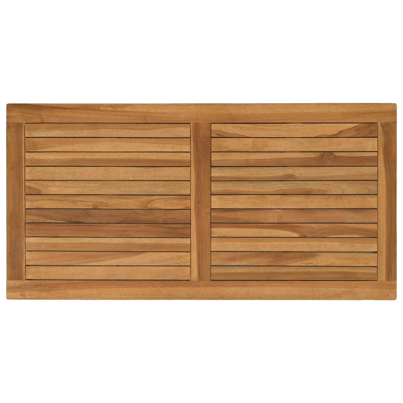Vidaxl Natürlich Table Top 100 X 50 X 2.5 Cm Rectangular Solid Teak Wood Natural