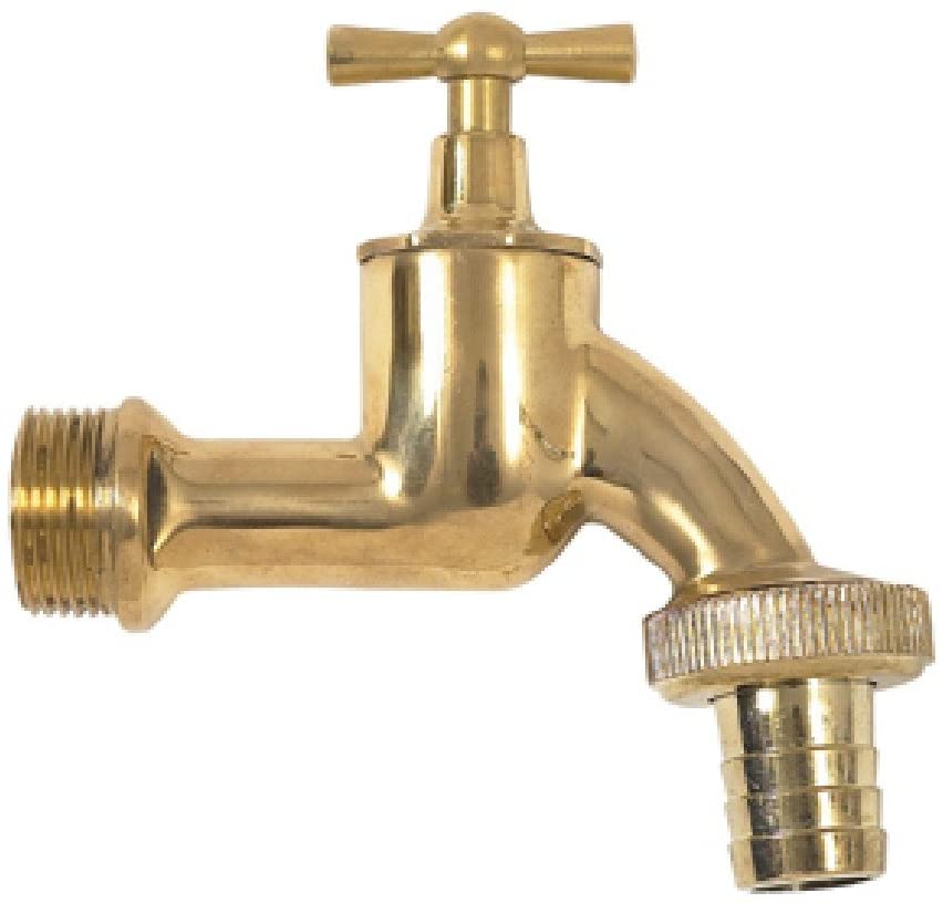 Graf - Garantia Auslaufhahn Aus Messing Größe 3/4', Wasserhahn Inkl. Teflonband