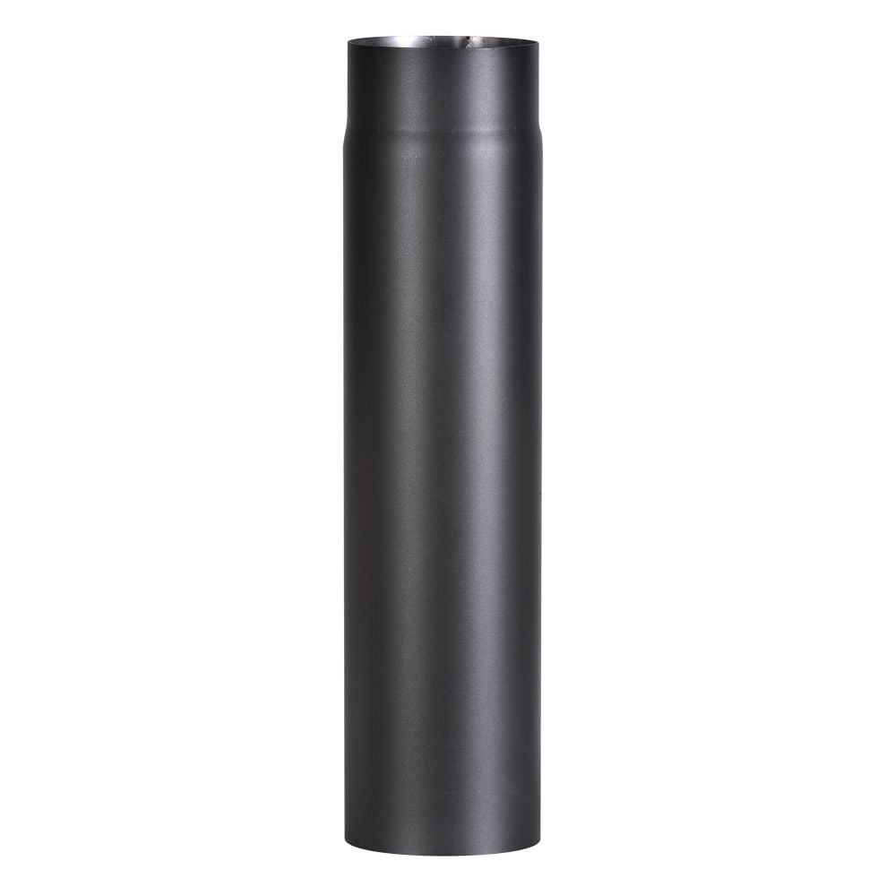 Firefix - Ofenrohr Ø 120 Mm 50 Cm Schwarz Rohr Ofen Kamin Kaminrohr Rauchrohr