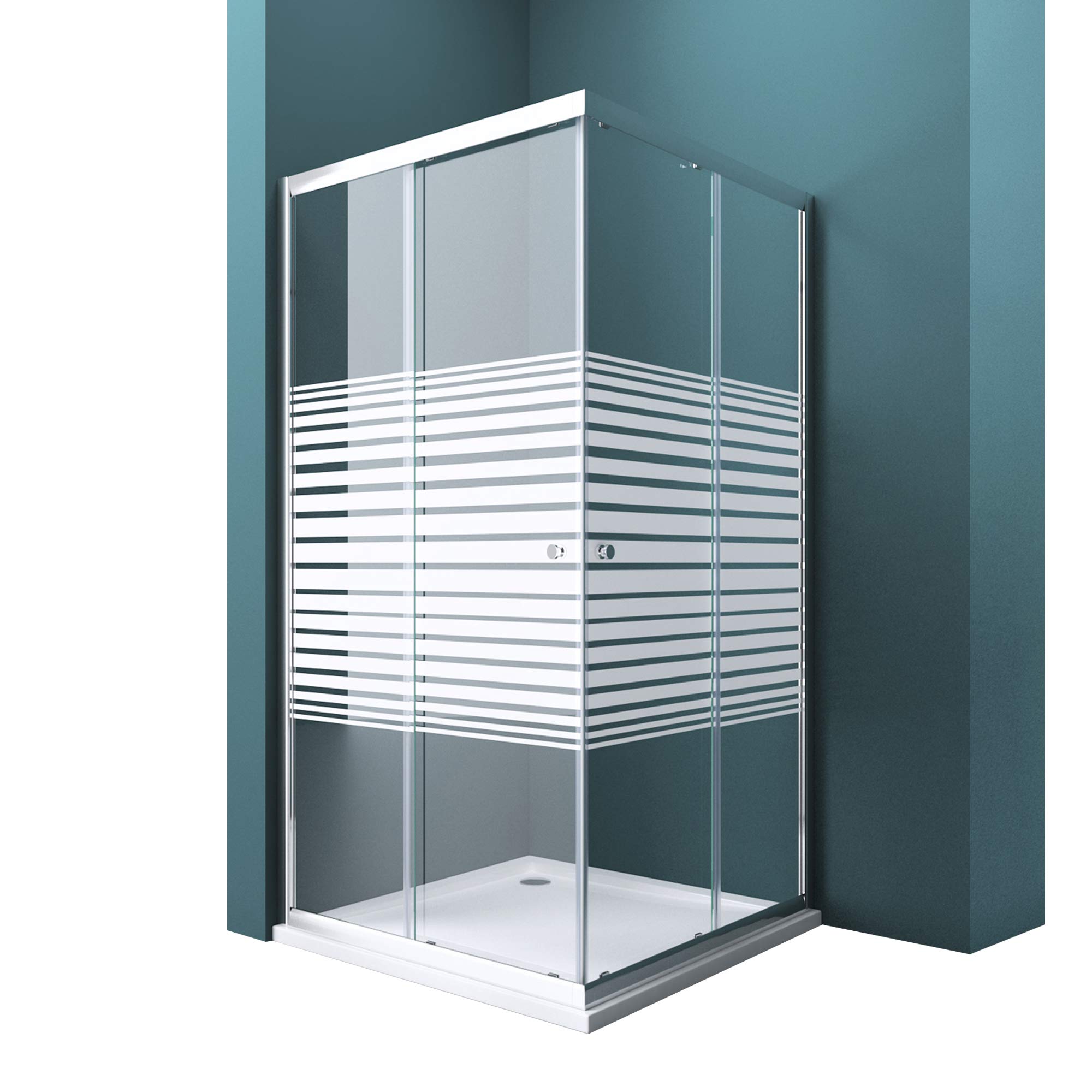 Mai Mai Box Doccia 100x100cm, Box Doccia A Soffietto Cabina Bagno I...