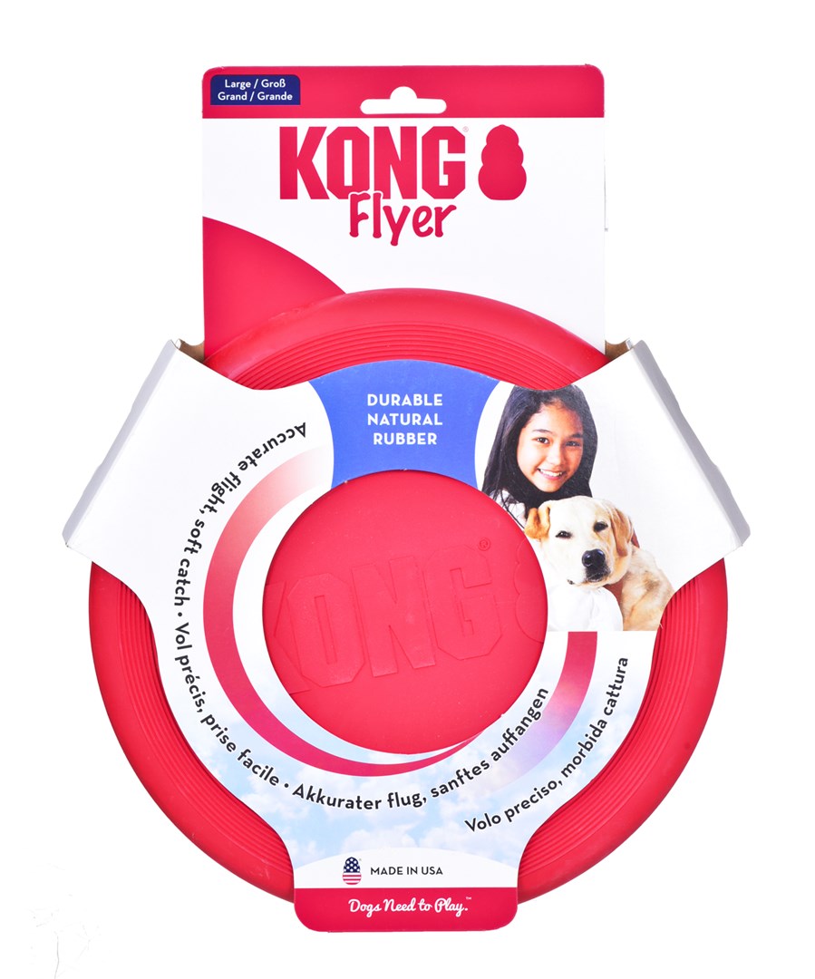 Kong Company Rot Hundespielzeug Flyer - Image 7