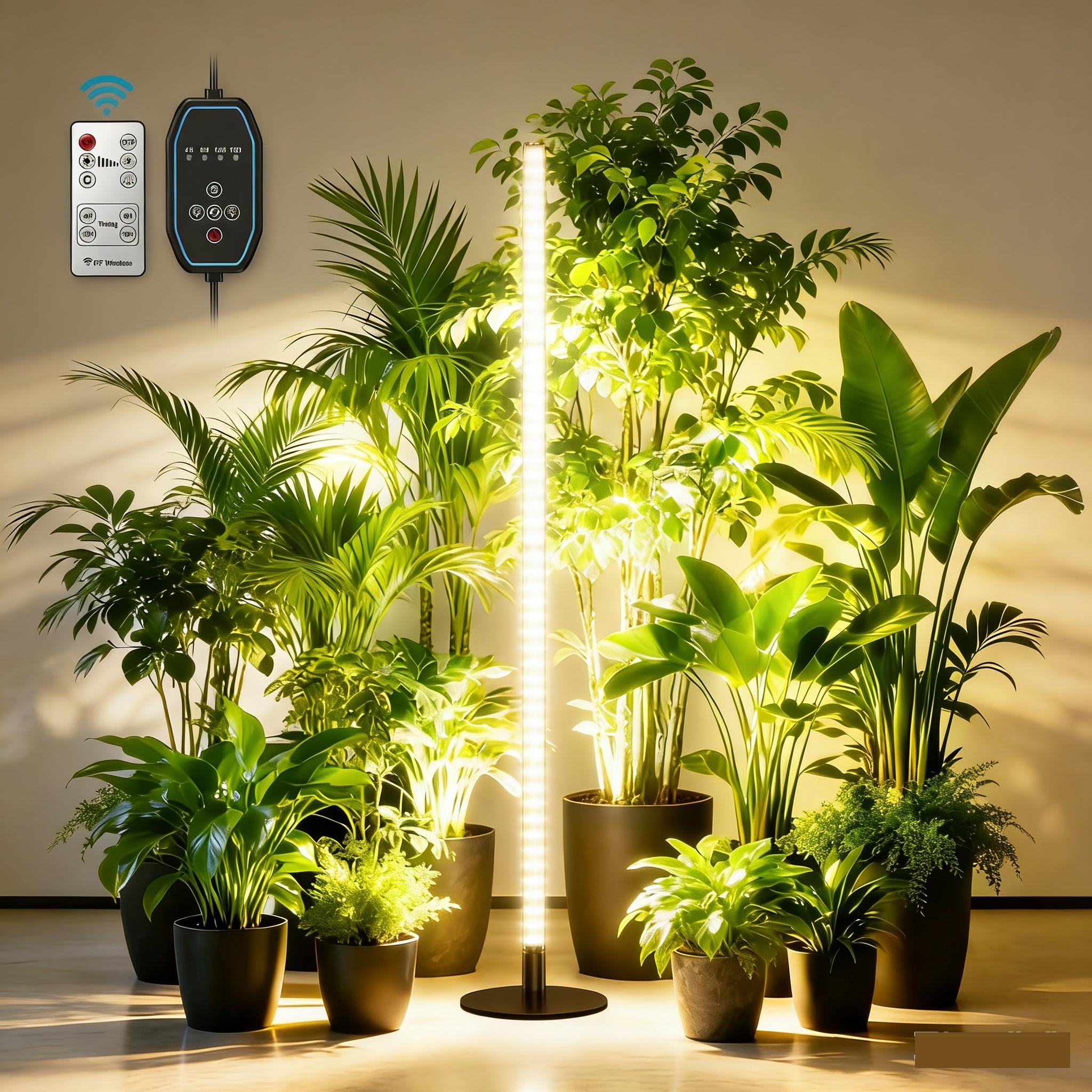 Lampe De Croissance Pour Plantes À 576 Led, 1,25mètre, Lampe De Croissance Led À Spectre Complet,éclairage D'Appoint Intérieur, Avec Support.