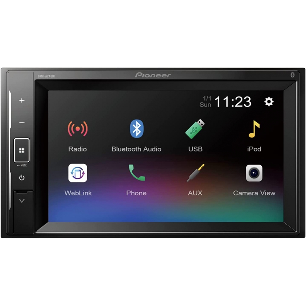 Pioneer Multimedia-Empfänger Dmh-A240bt 2 Din 6.2" Bluetooth Android Ios - Image 5