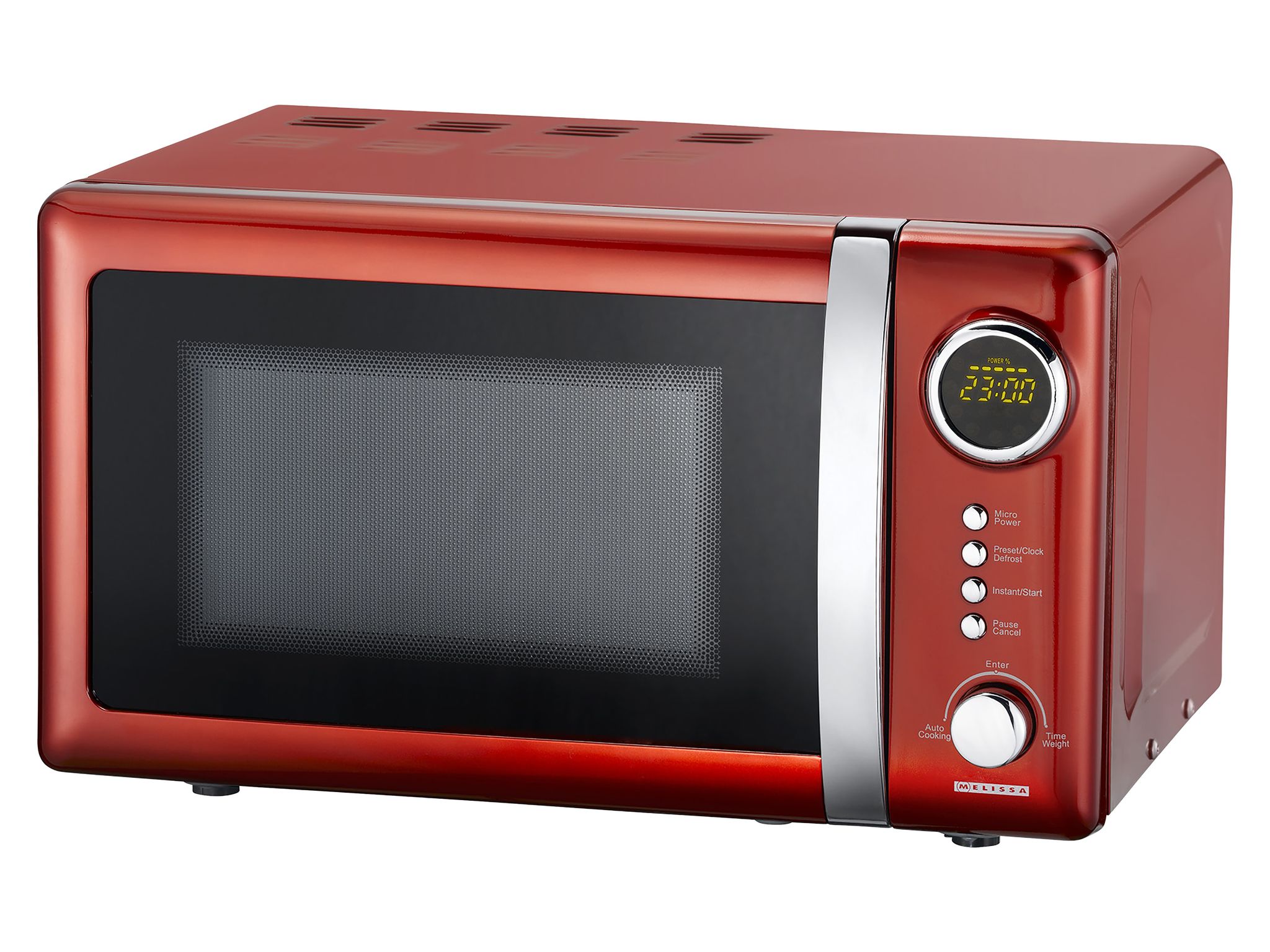 Rot Mikrowelle Melissa Classico Retro 16330109, 700 W, 20 L - Bild 7