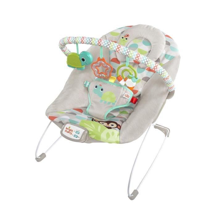 Bright Starts Happy Safari™ Sdraietta Per Bambini Grigia