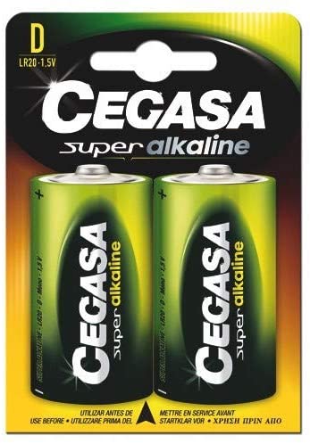 Cegasa Alkaline Batterie Lr20 D Super 2 Stück - Bild 3