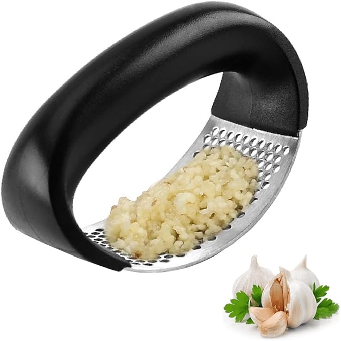 Spremiaglio Manuale Da 2 Pezzi - Spremiaglio Per Aglio E Verdure Da Cucina Spremiaglio - Pratico Utensile Da Cucina Tritatutto - Pressa - Pelapatate Acciaio Inossidabile