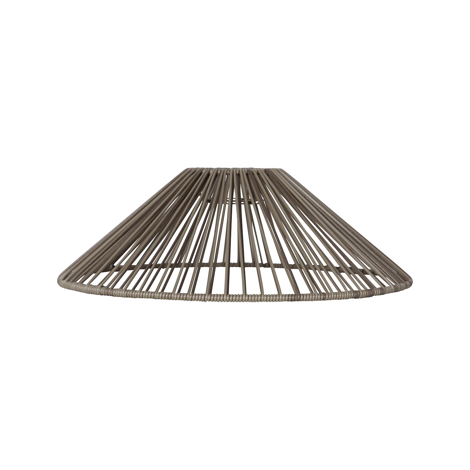 Star Trading Beige - Lampenschirm Vide, Rattan, E27, Außenbereich, ⌀ 38 Cm