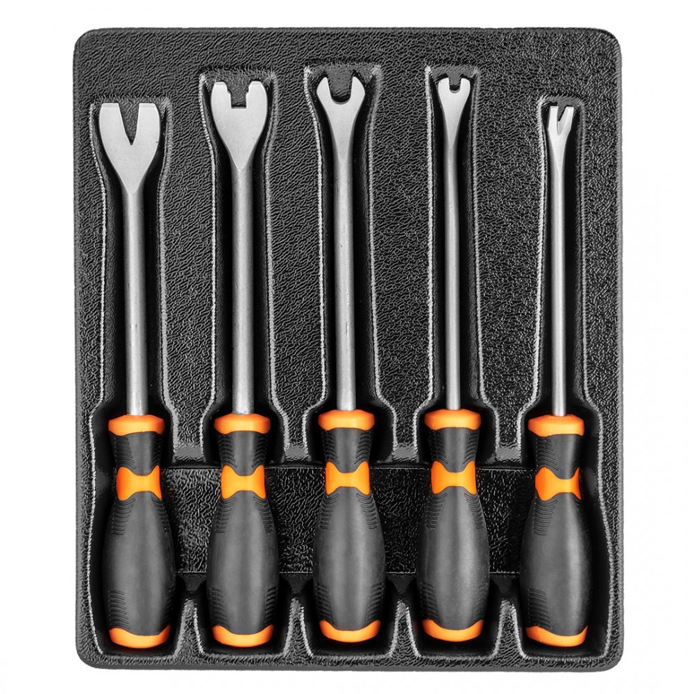 Tresice France Grau Neo Set Von 5 Ergonomischen Ausziehern Aus Silbernem Stahl
