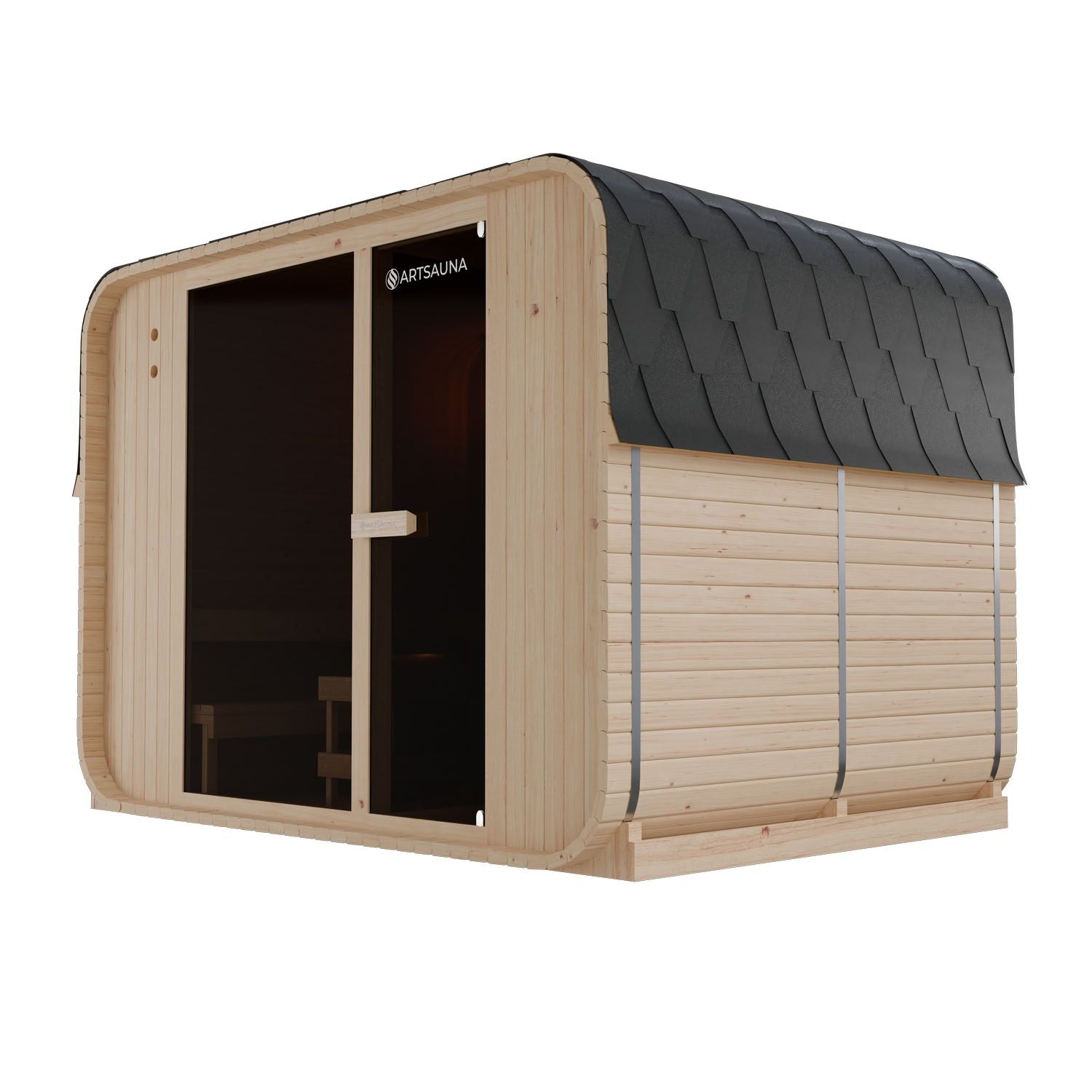Sauna tonneau Cube Fjora XXL | Artsauna |