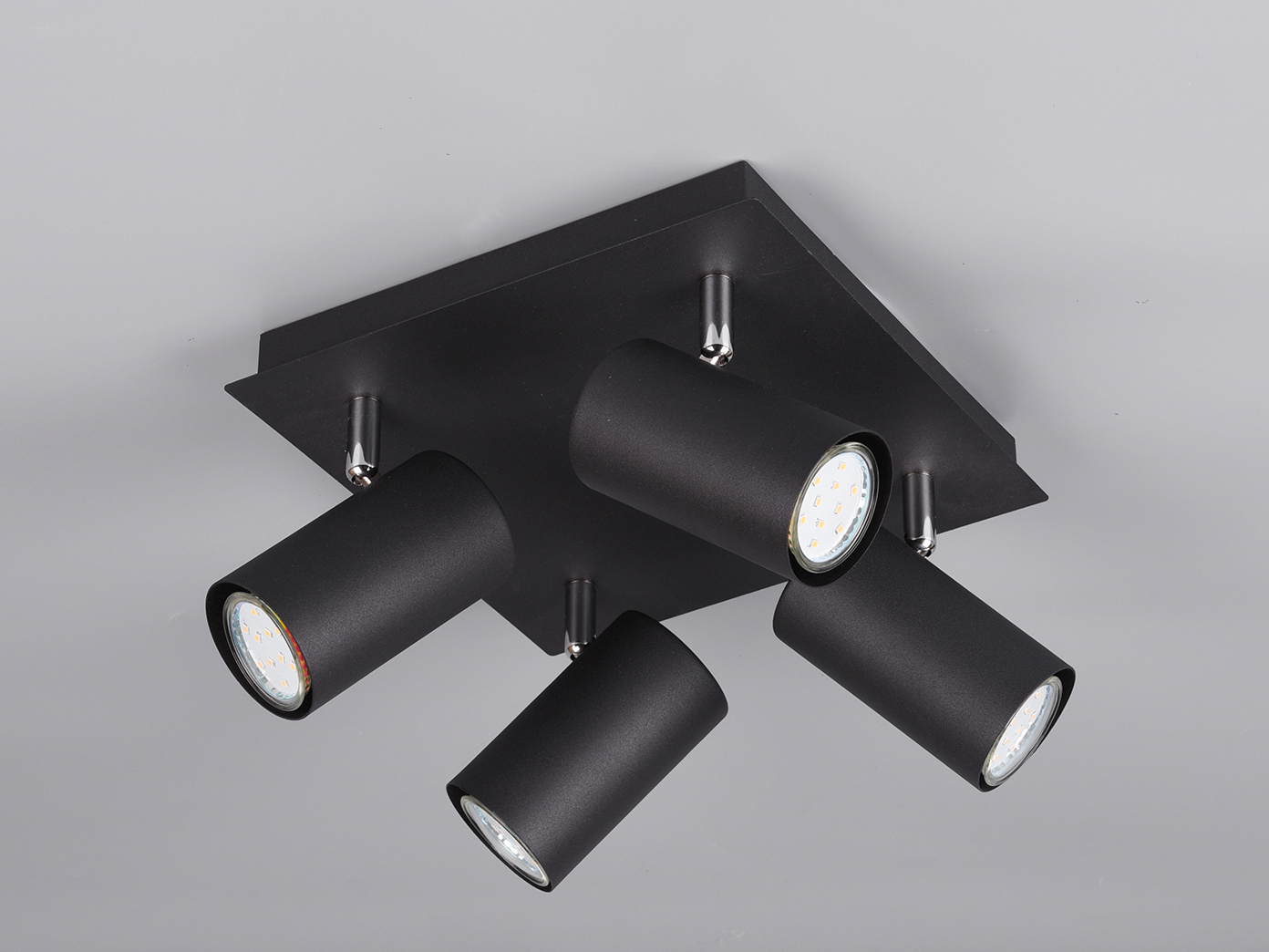 Trio Lighting - Trio Deckenleuchte Marley Schwarz Matt Wand- & Deckenleuchten