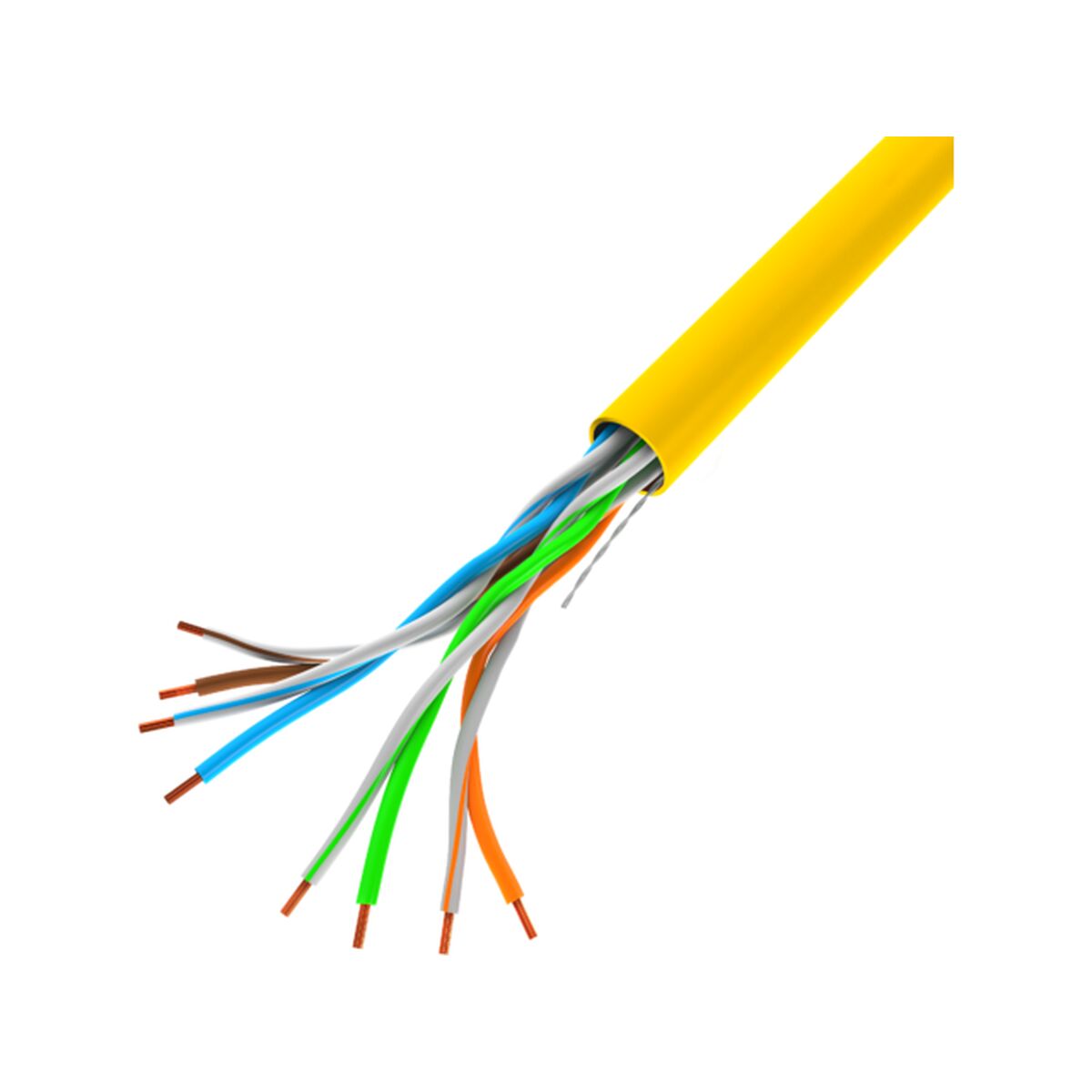 Lanberg Gelb Netzwerkkabel Lcu5-10Cc-0305-Y 305M Utp Pvc Fest Cca 24Awg - Bild 6