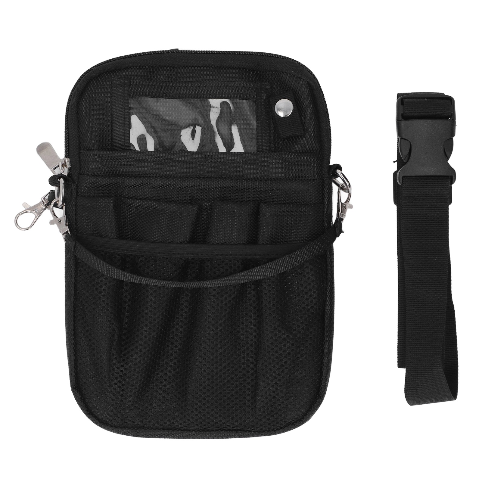 Sac à outils d'électricien à bandoulière en tissu Oxford, imperméable, résistant à l'usure, renforcé