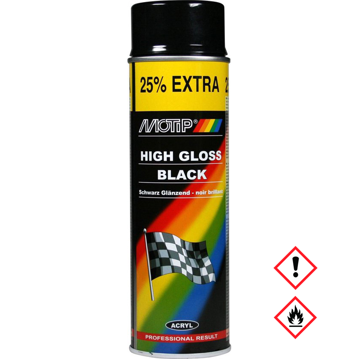 Motip® Schwarz Glänzend Nr.04005 500ml - Bild 4