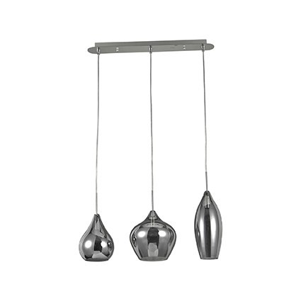 Ideal Lux Grau Soft Sp3, Pendelleuchte, - Colore: Grigio