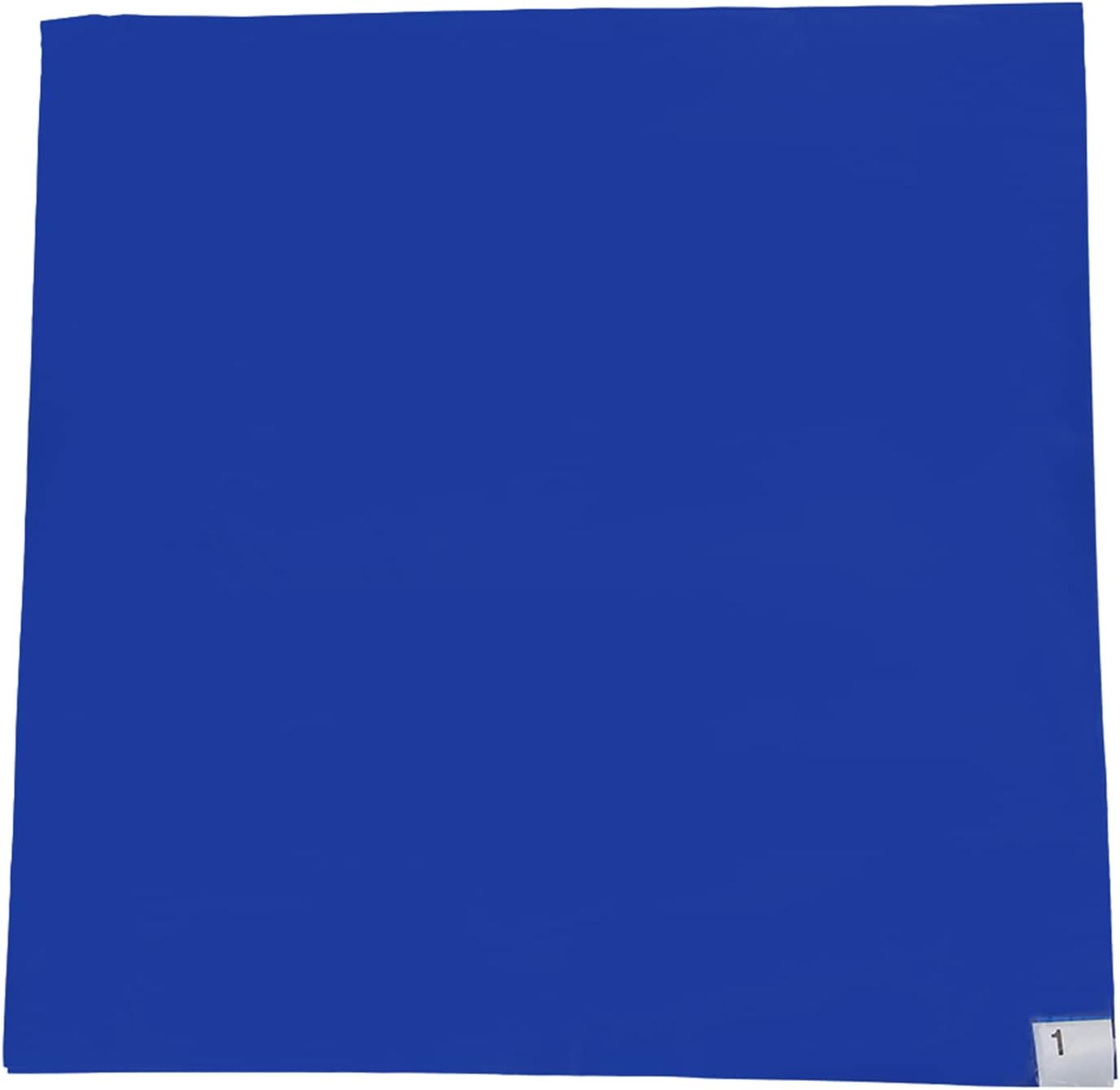 Tapis de nettoyage de sol adhésif multicouche en polyéthylène, bleu, pour salle blanche et laboratoire, lot de 10