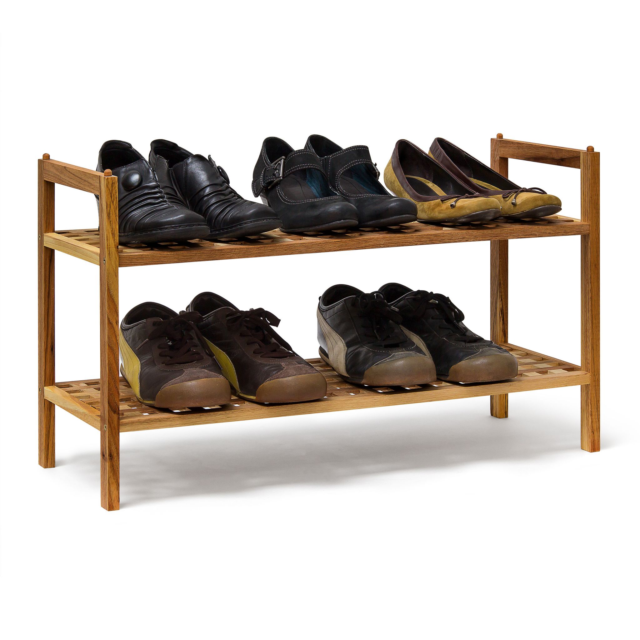 relaxdays Schuhregal "stapelbar"