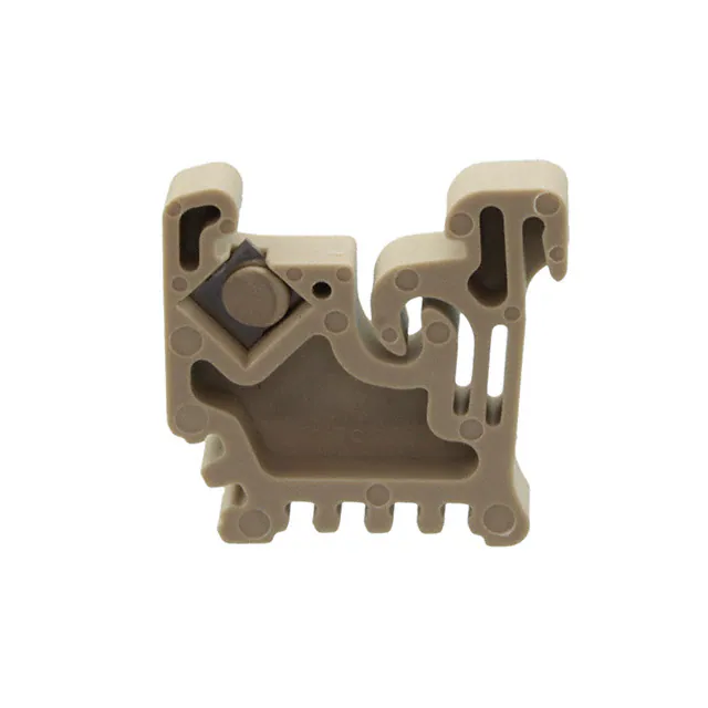 Terminale Di Fissaggio, Plastica, Beige, Guida: Ts 15, Montaggio Diretto