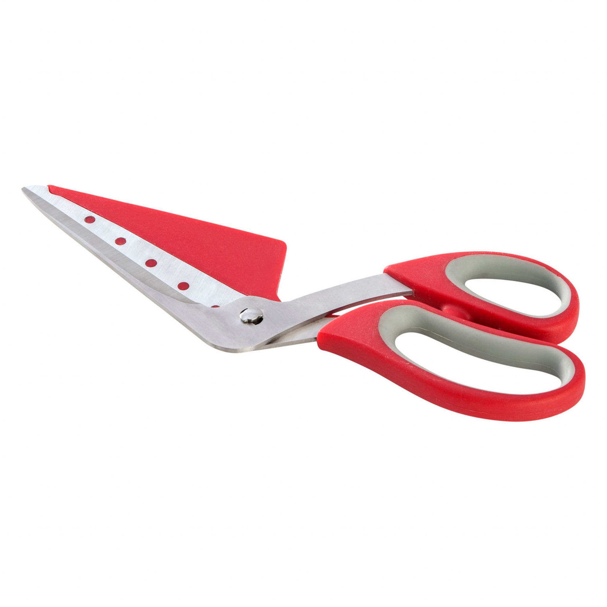 All Grill Grau - Allgrill Pizzaschere 27 Cm Pizzaschneider Edelstahl/Kunststoff Rot