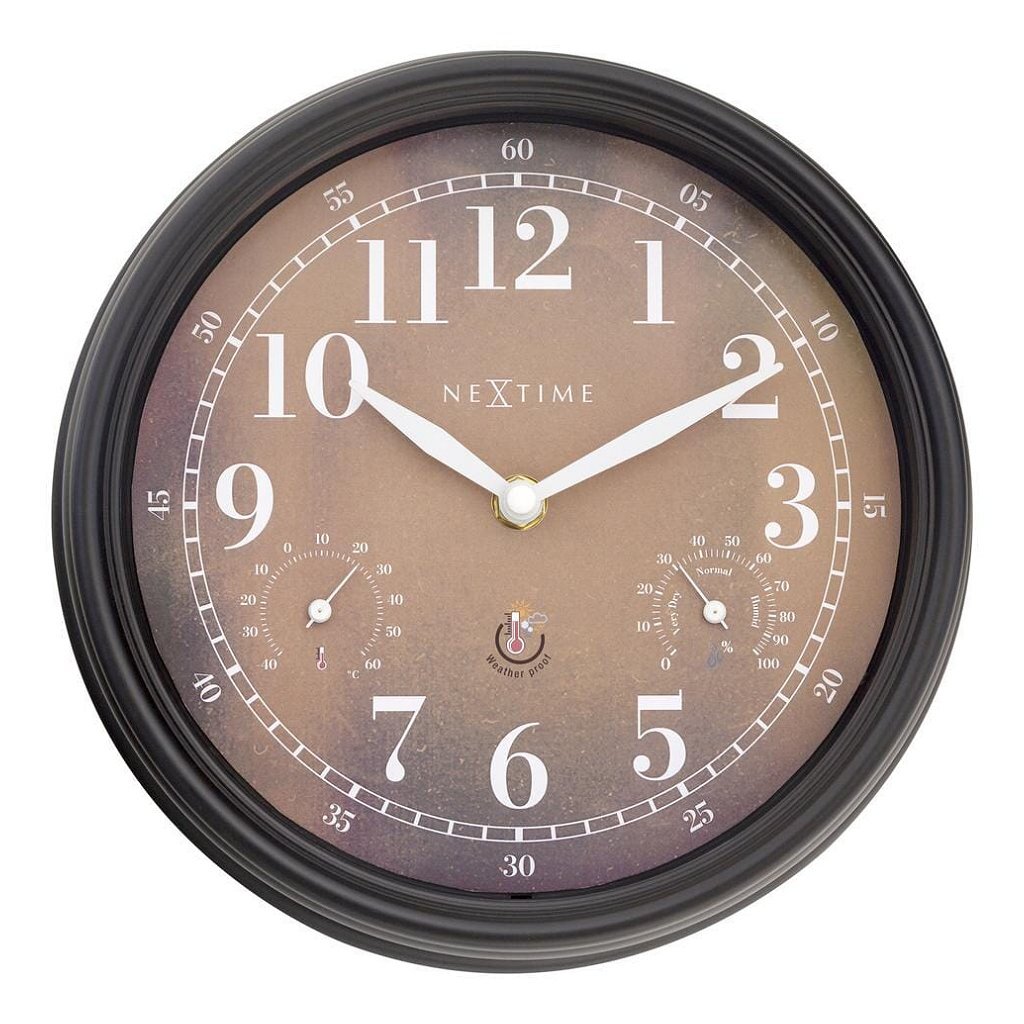 Nextime Außenwanduhr Jasmine Ø 23,5 cm - Bild 2