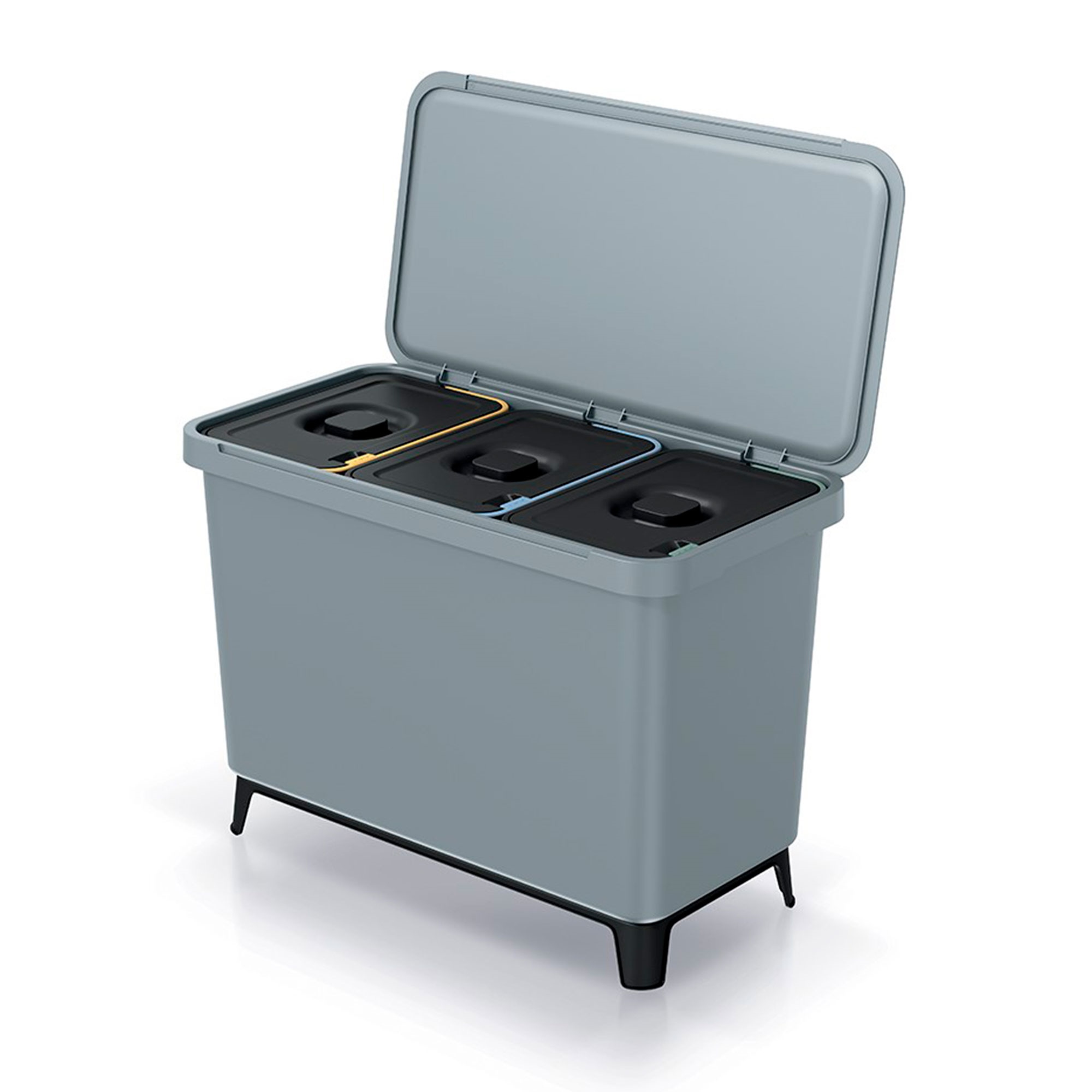 Grau Recycling-Sortiersystem De 3X10l Farbe Keden - Bild 3