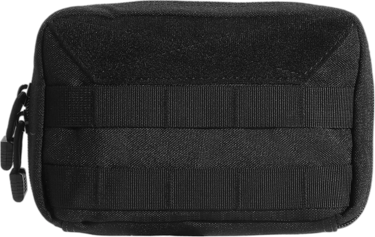 Sacoche EDC compacte en nylon noir, 20 x 13 x 6 cm, poches multiples pour outils et matériel médical