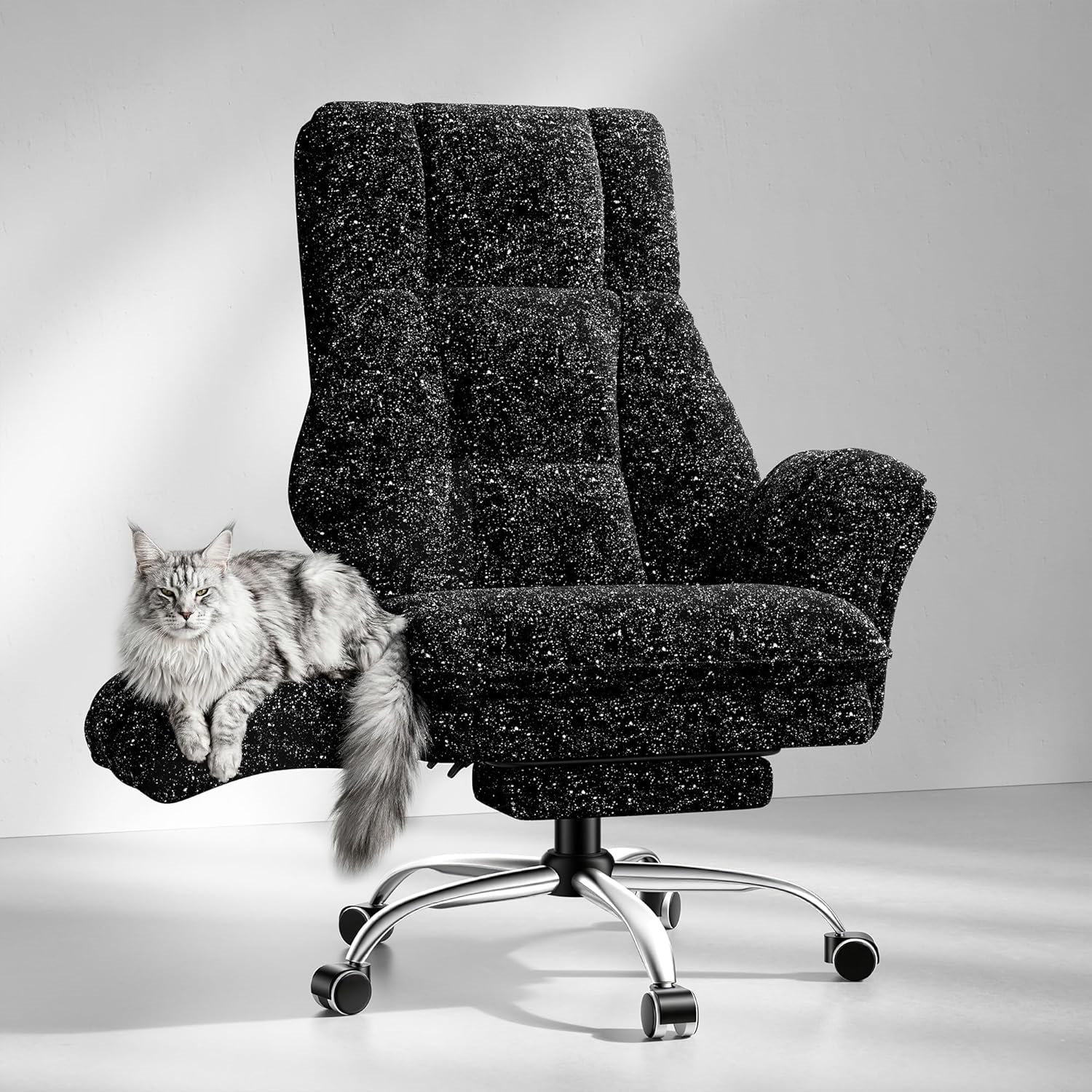 Chaise De Bureau Ergonomique - Chaise Gaming Avec Repose-pieds