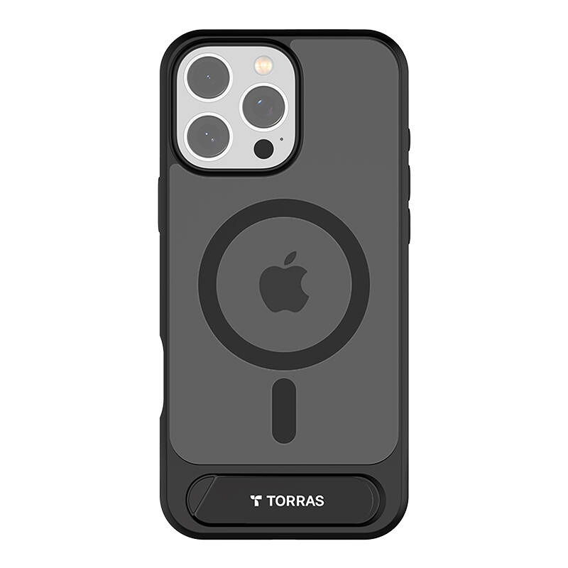 Torras Pstand Series Hülle Für Iphone 16 Promax (schwarz)