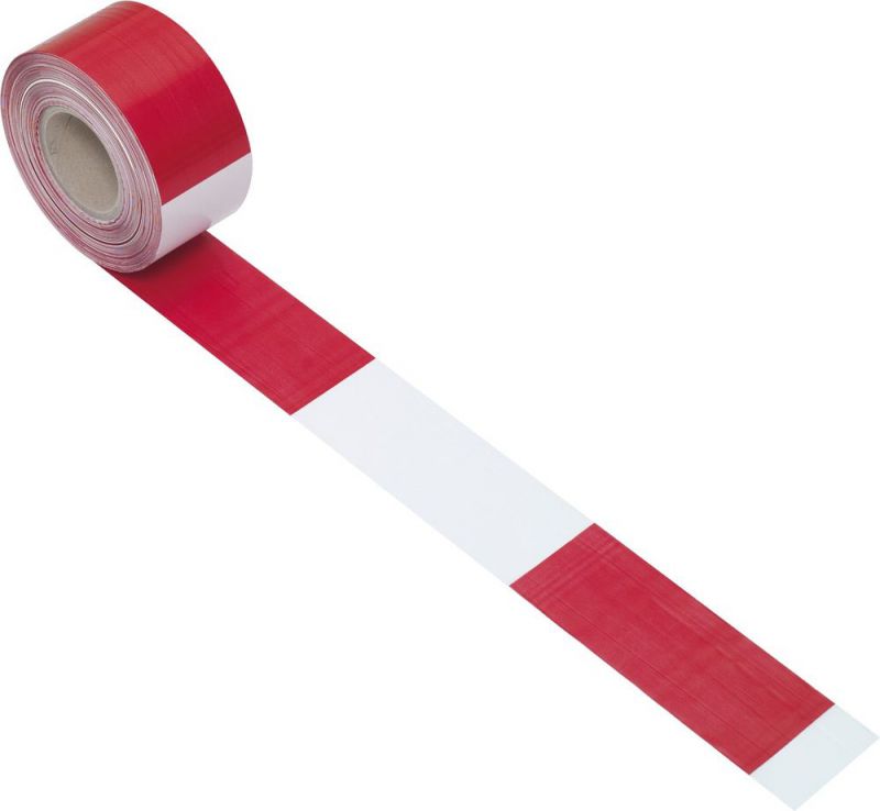 KS Tools 917.3899 Folien-Absperrband rot/weiss schraffiert - Image 5