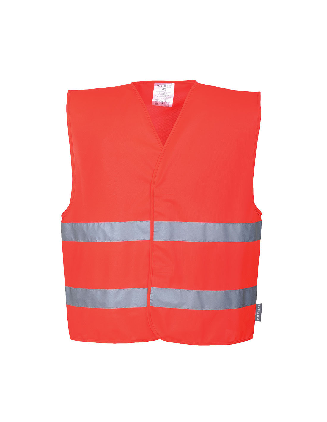 Portwest Rot Doppelstreifen-E Weste 2XL/3Xl - Bild 3