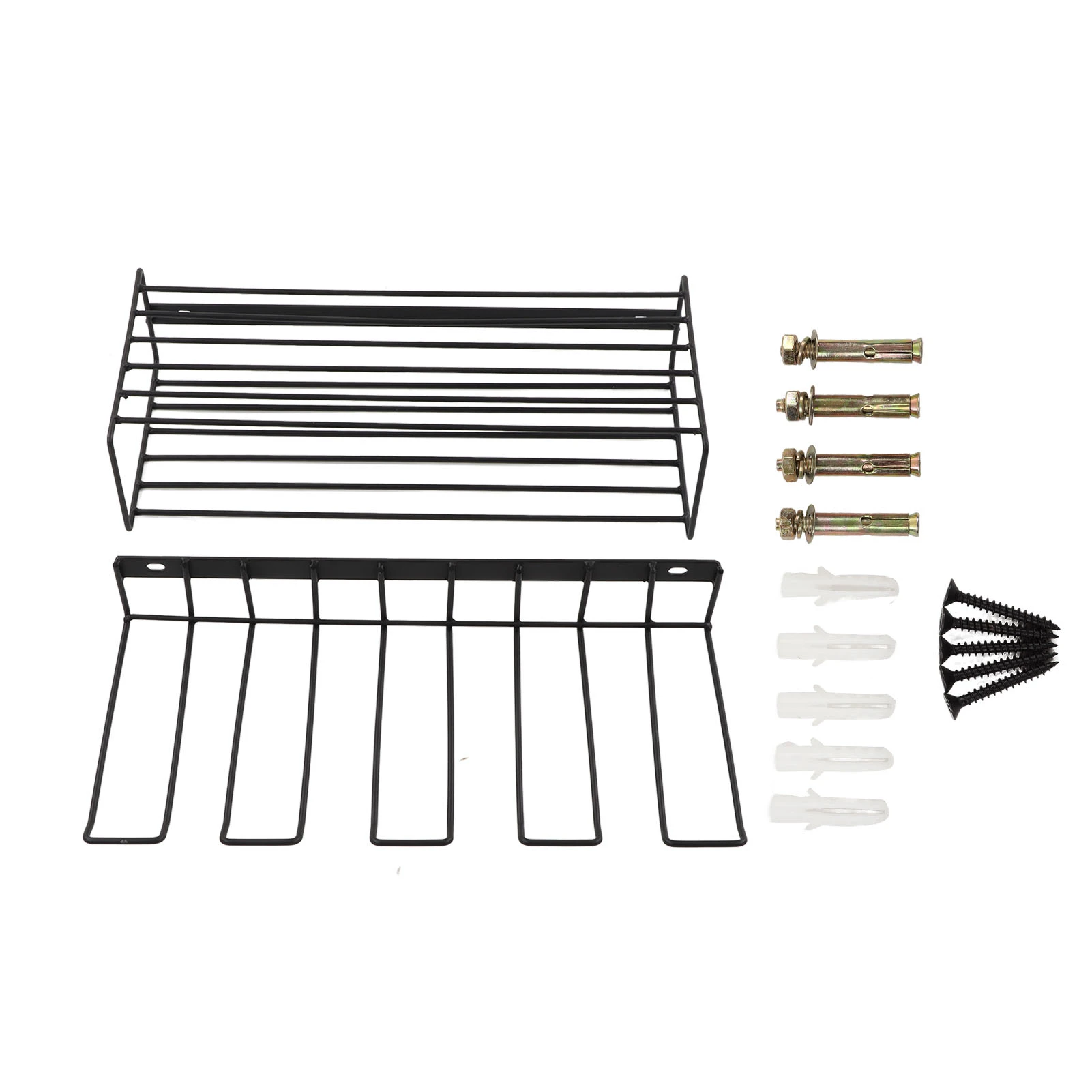 Support mural pour outils en acier allié, capacité 50 kg, vis et chevilles fournies