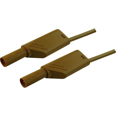 Sks Hirschmann Braun Mls Ws 100/2,5 Sicherheits-Messleitung Lamellenstecker 4 Mm Lamellenstecker 4 Mm 1.00