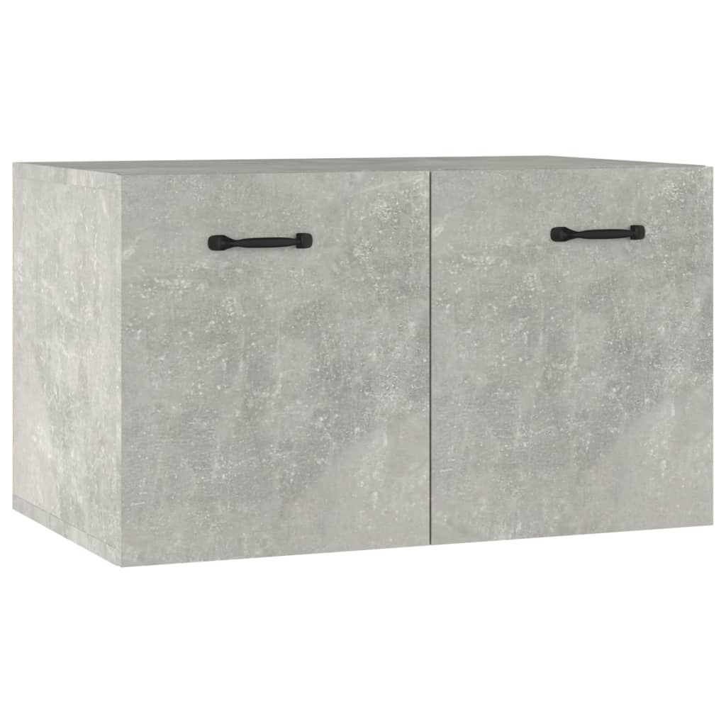 Wall Cabinet Concrete Grey 60x36.5x35 Cm Engineered Wood Vidaxl