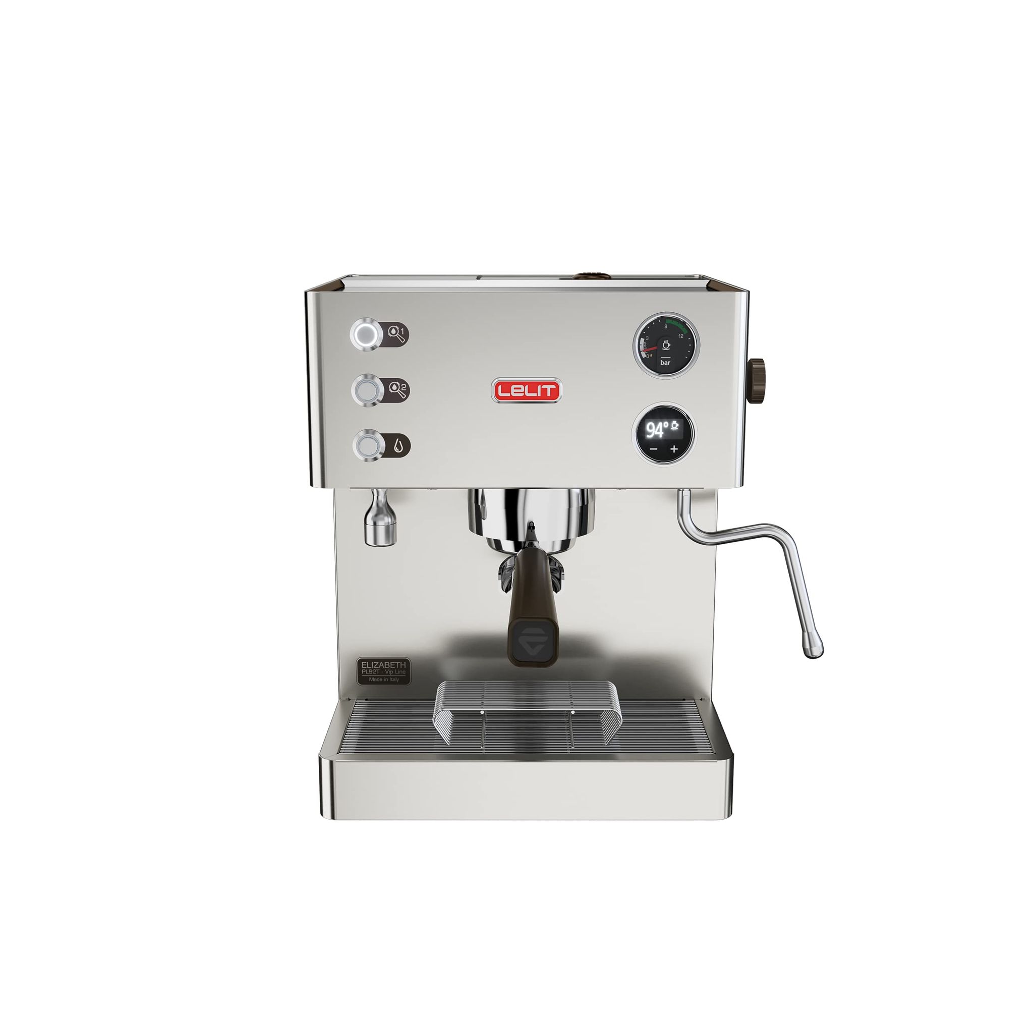 Lelit Elizabeth PL92T Dualboiler Siebträger Espressomaschine - Edelstahl